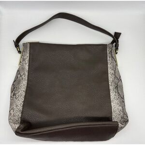 Olivia + Joy Snakeskin Side Hand Bag